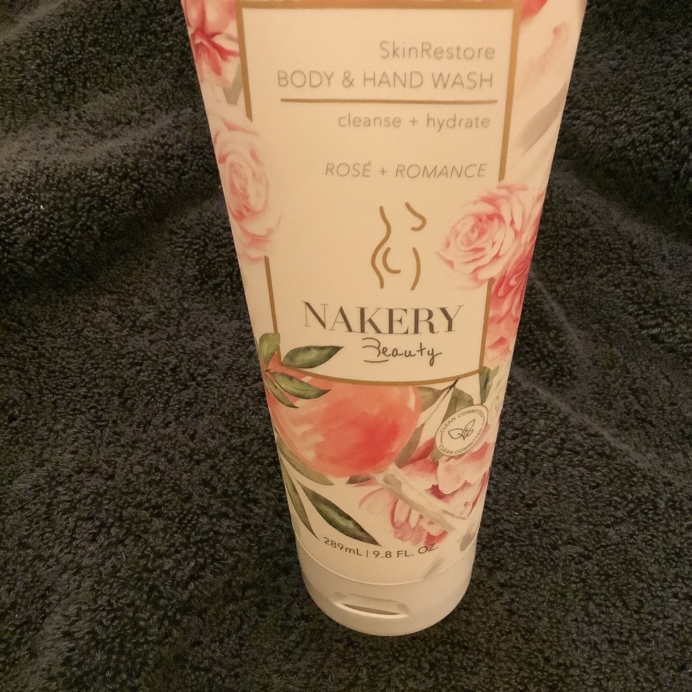Nakery Beauty body and hand wash.